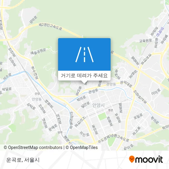 운곡로 지도