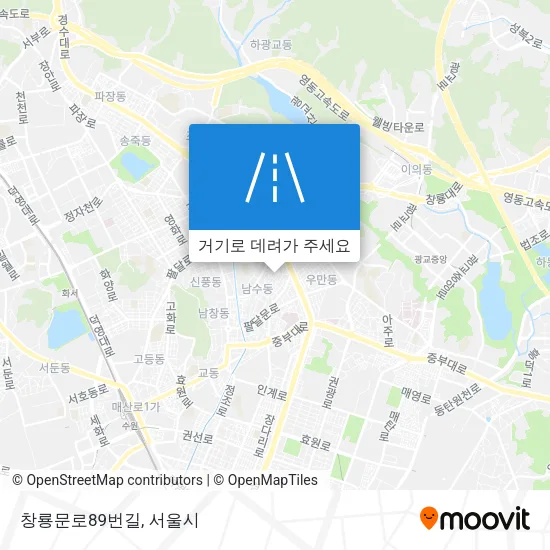 창룡문로89번길 지도