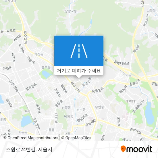 조원로24번길 지도