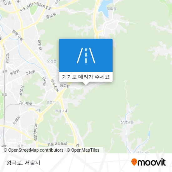 왕곡로 지도