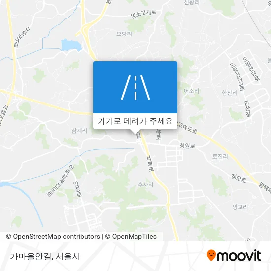 가마을안길 지도