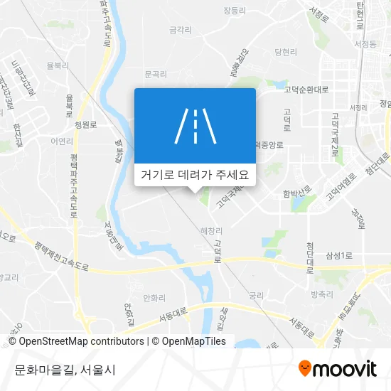 문화마을길 지도