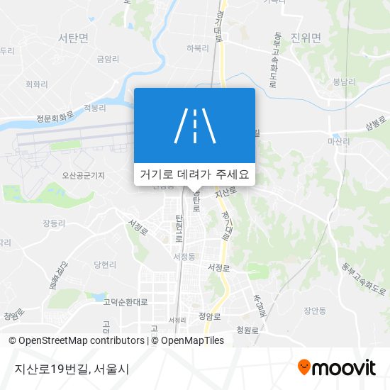 지산로19번길 지도