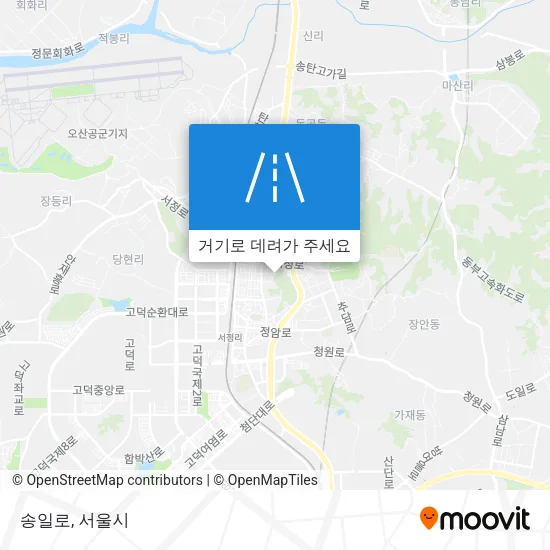 송일로 지도