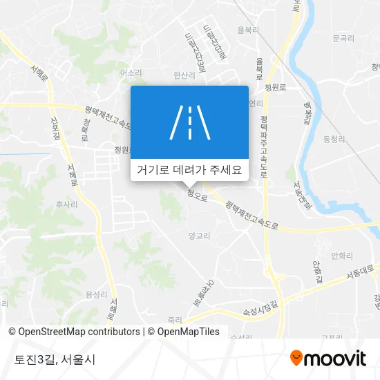 토진3길 지도