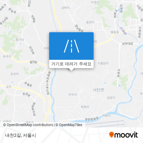 내천2길 지도