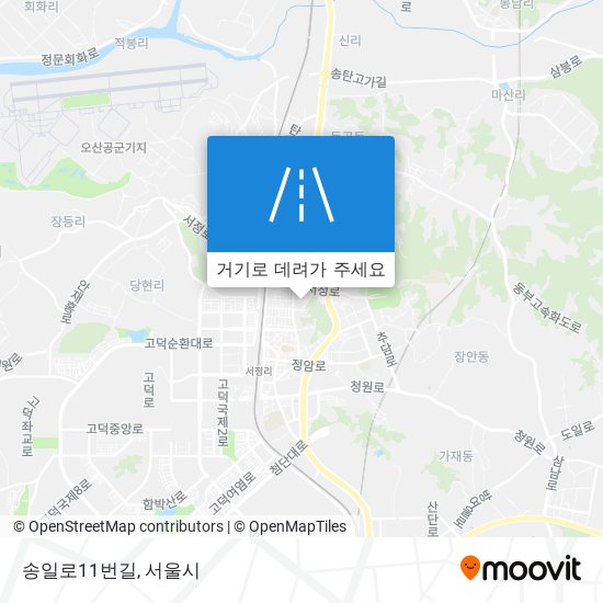 송일로11번길 지도