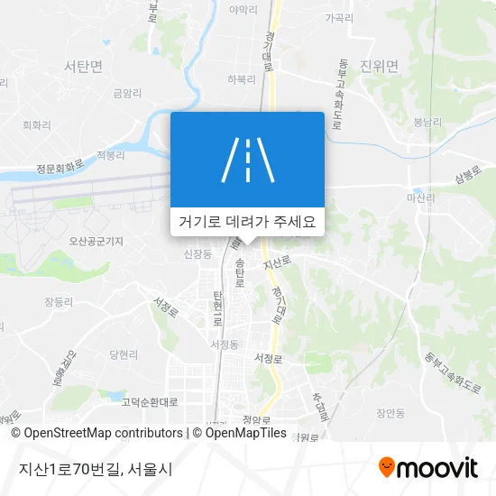 지산1로70번길 지도