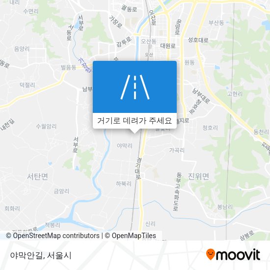 야막안길 지도