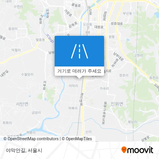 야막안길 지도