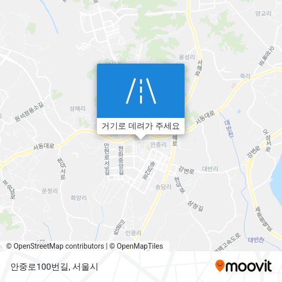 안중로100번길 지도