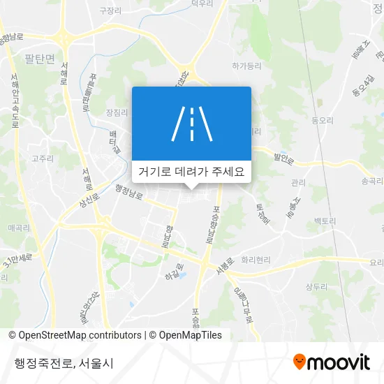 행정죽전로 지도