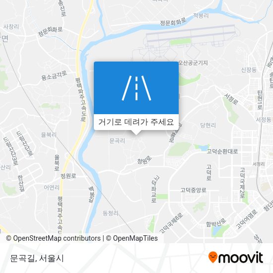 문곡길 지도