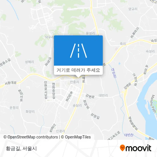 황금길 지도