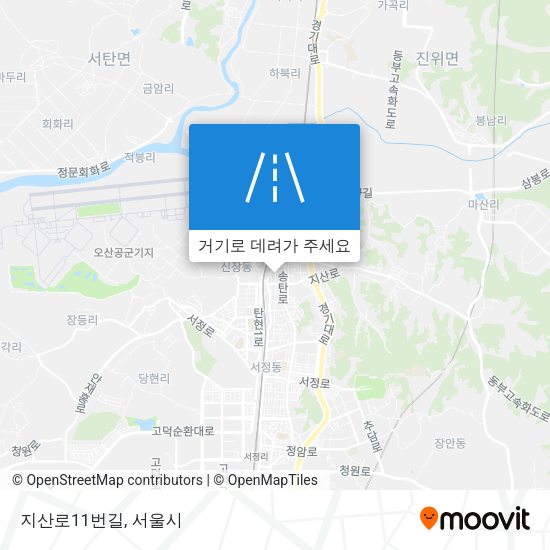 지산로11번길 지도