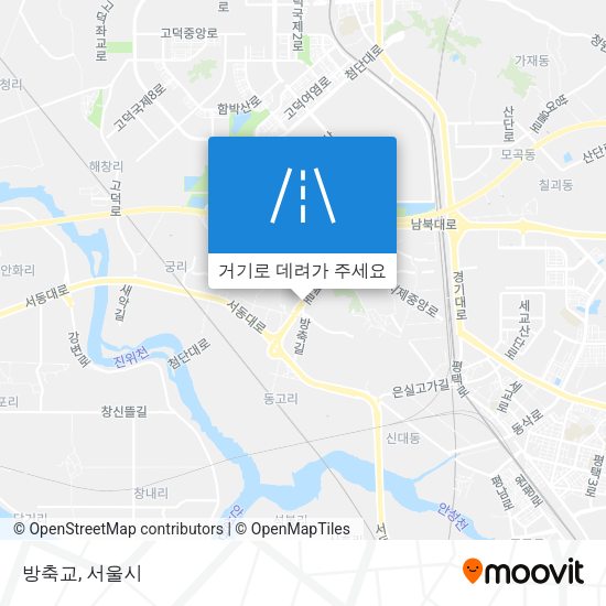방축교 지도