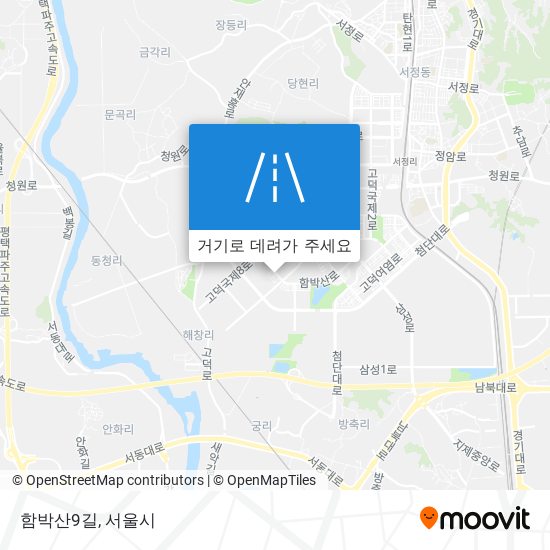 함박산9길 지도