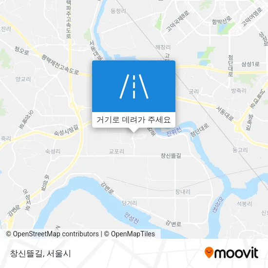 창신뜰길 지도
