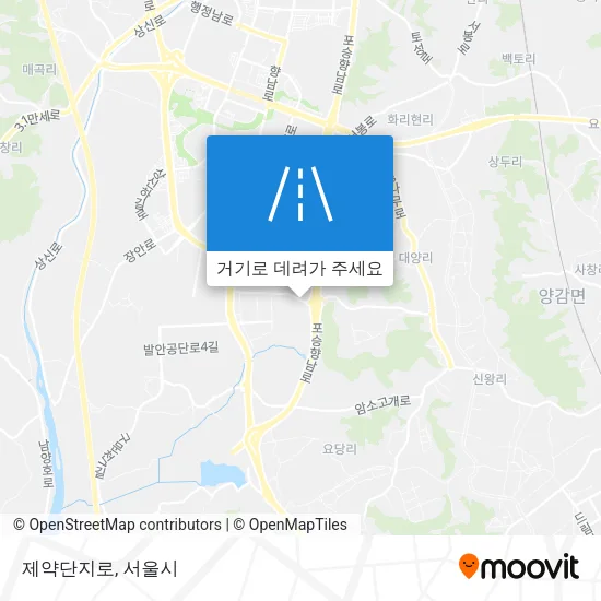 제약단지로 지도