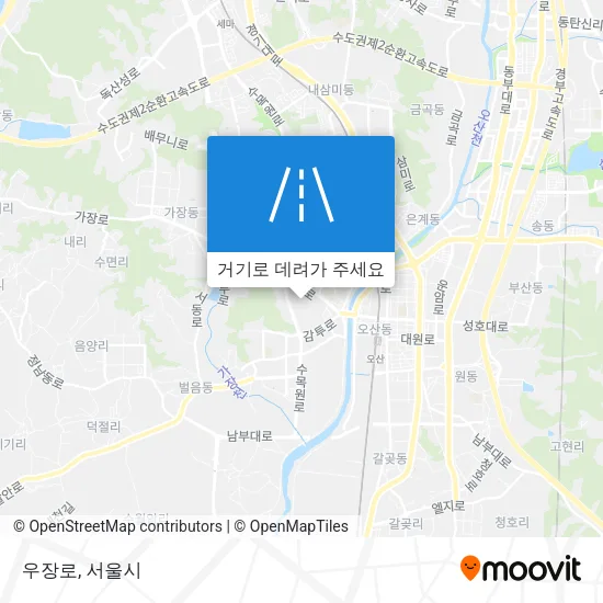 우장로 지도