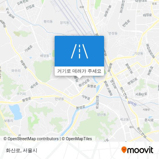 화산로 지도