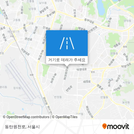 동탄원천로 지도