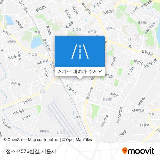 정조로576번길 지도