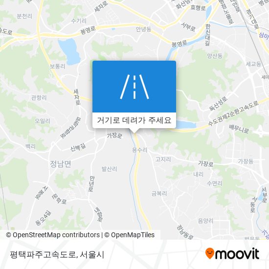 평택파주고속도로 지도