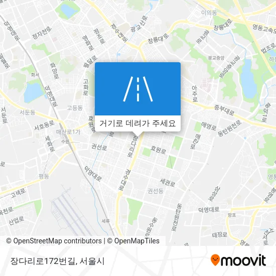 장다리로172번길 지도