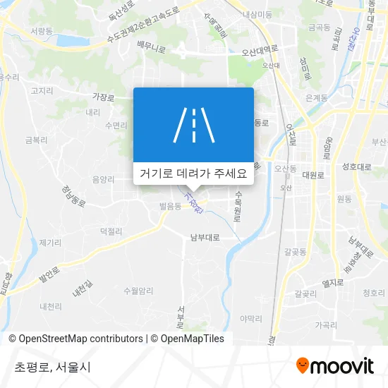 초평로 지도