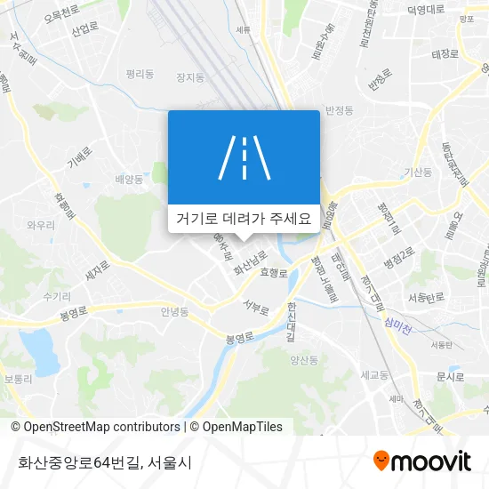 화산중앙로64번길 지도