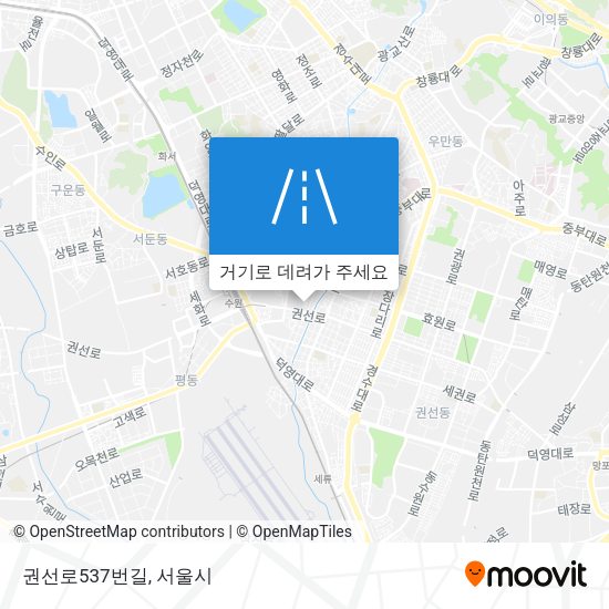 권선로537번길 지도