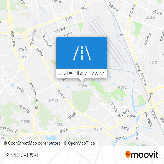 연백교 지도