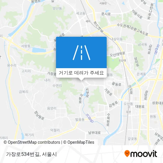 가장로534번길 지도