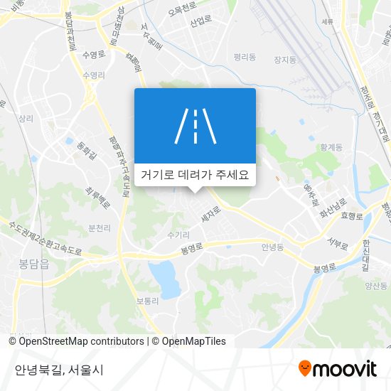 안녕북길 지도