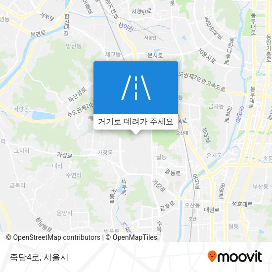 죽담4로 지도