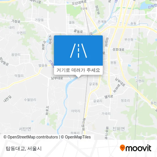 탑동대교 지도