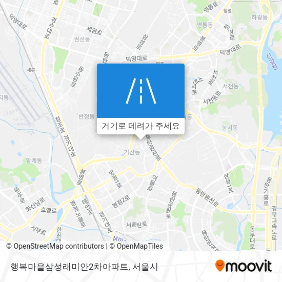 행복마을삼성래미안2차아파트 지도