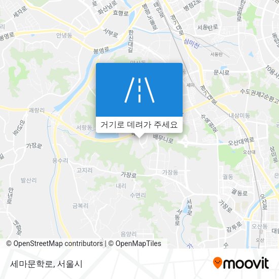 세마문학로 지도