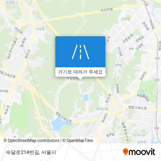 속달로214번길 지도