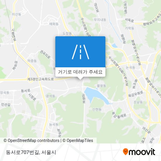 동서로707번길 지도