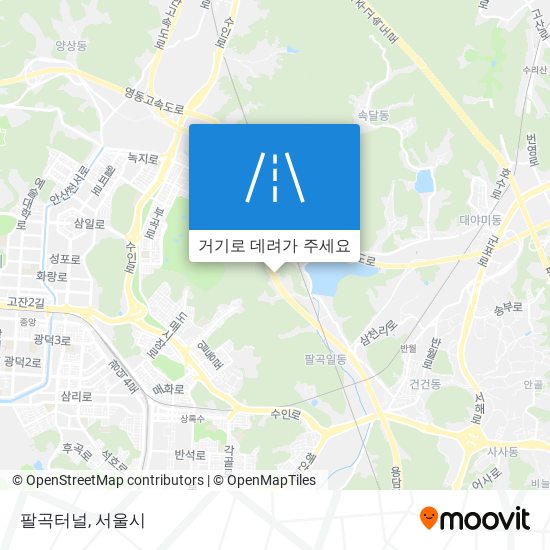 팔곡터널 지도