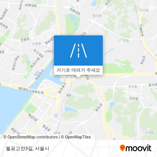 월곶고잔3길 지도