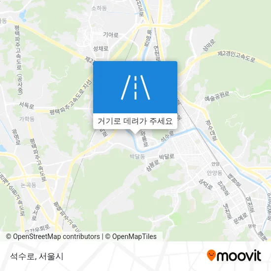 석수로 지도