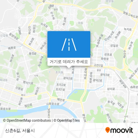 신촌6길 지도