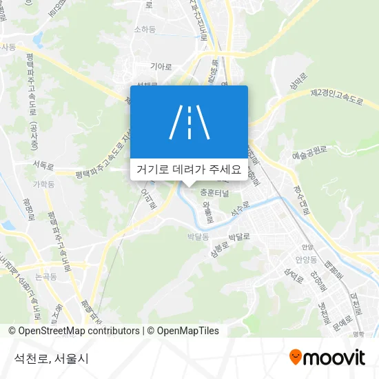 석천로 지도