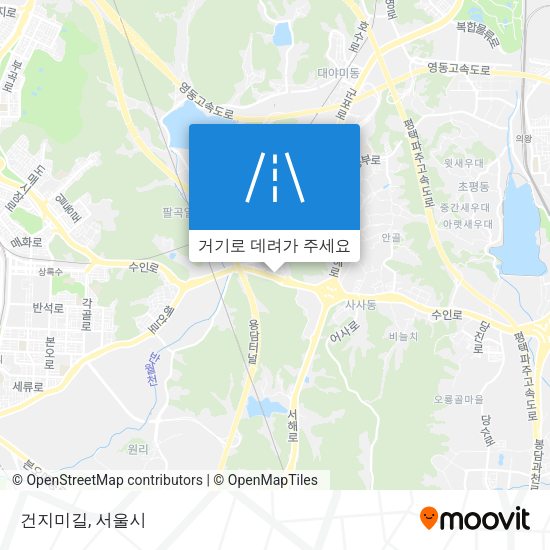 건지미길 지도