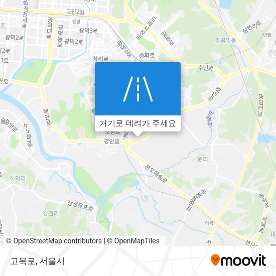 고목로 지도