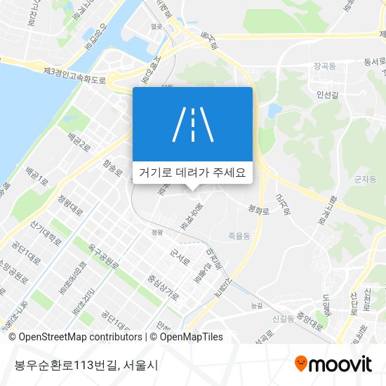 봉우순환로113번길 지도