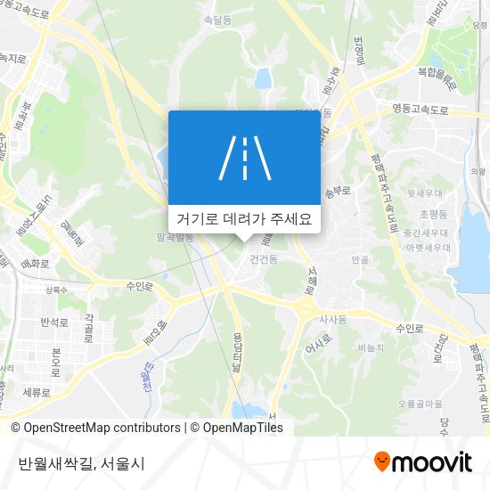 반월새싹길 지도